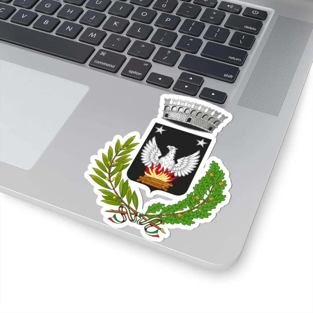 Brusasco-Stemma (Italy) (Coat of Arms) STICKER Vinyl Kiss-Cut Decal - The Sticker Space