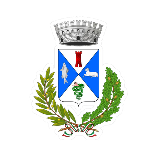Brusimpiano-Stemma (Italy) (Coat of Arms) STICKER Vinyl Kiss-Cut Decal 2 Inch White - The Sticker Space