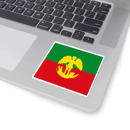 Brussel vlag (Belgium) STICKER Vinyl Kiss-Cut Decal - The Sticker Space