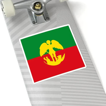 Brussel vlag (Belgium) STICKER Vinyl Kiss-Cut Decal - The Sticker Space