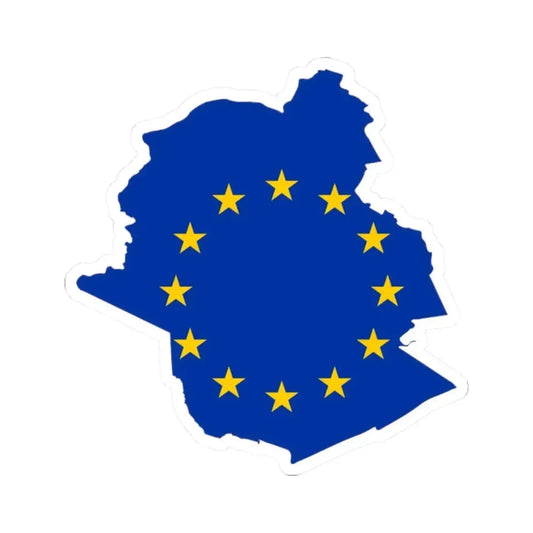 Brussels EU (Belgium) STICKER Vinyl Kiss-Cut Decal 2 Inch White - The Sticker Space
