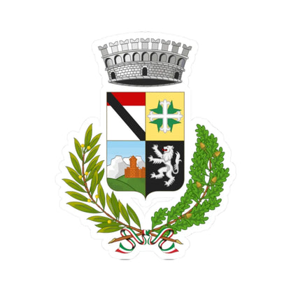 Brusson Italia-Stemma (Italy) (Coat of Arms) STICKER Vinyl Kiss-Cut Decal 2 Inch White - The Sticker Space