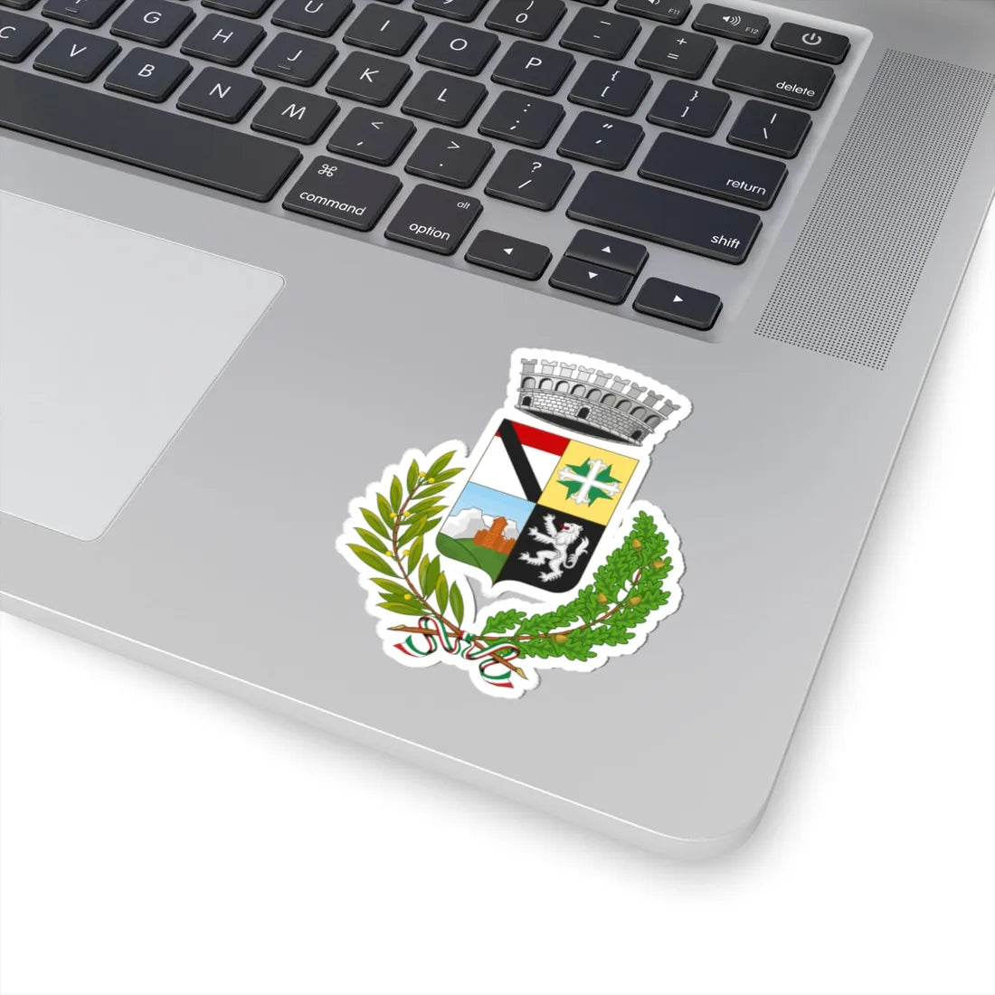 Brusson Italia-Stemma (Italy) (Coat of Arms) STICKER Vinyl Kiss-Cut Decal - The Sticker Space