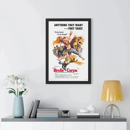 BRUTE CORPS 1971 - Framed Movie Poster - The Sticker Space