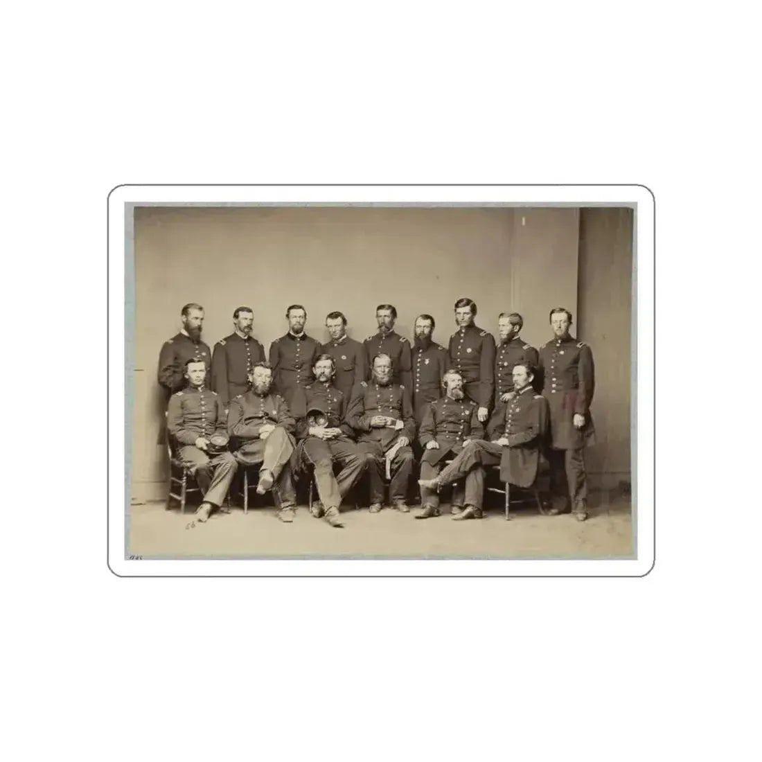 Brvt. Maj. General Wm. T. Ward And Staff (U.S. Civil War) STICKER Vinyl Die-Cut Decal - The Sticker Space