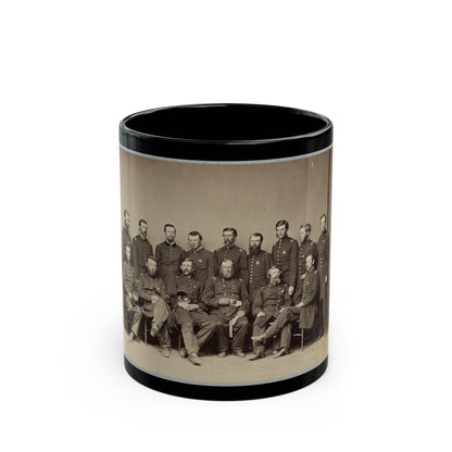 Brvt. Maj. General Wm. T. Ward And Staff (U.S. Civil War) Black Coffee Mug