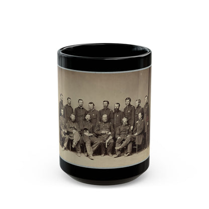 Brvt. Maj. General Wm. T. Ward And Staff (U.S. Civil War) Black Coffee Mug