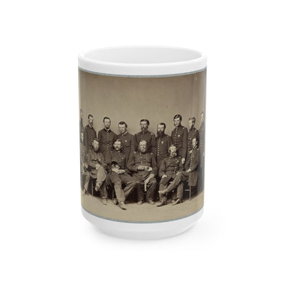 Brvt. Maj. General Wm. T. Ward And Staff (U.S. Civil War) White Coffee Mug