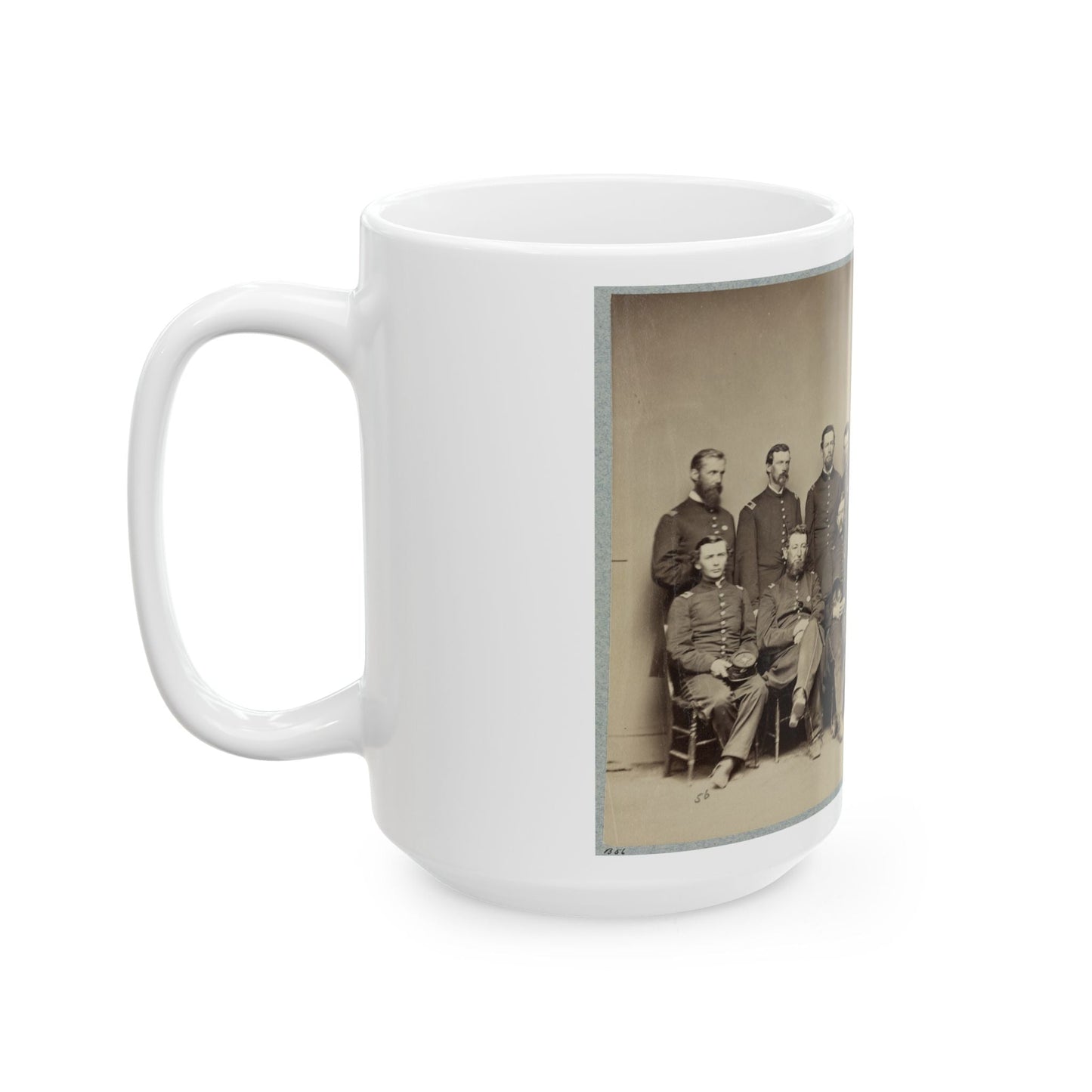 Brvt. Maj. General Wm. T. Ward And Staff (U.S. Civil War) White Coffee Mug