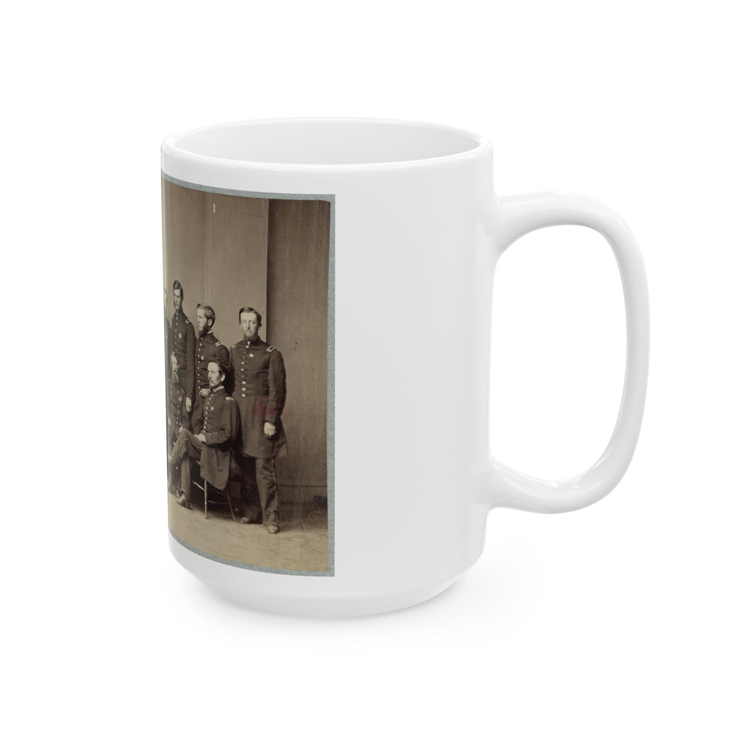 Brvt. Maj. General Wm. T. Ward And Staff (U.S. Civil War) White Coffee Mug