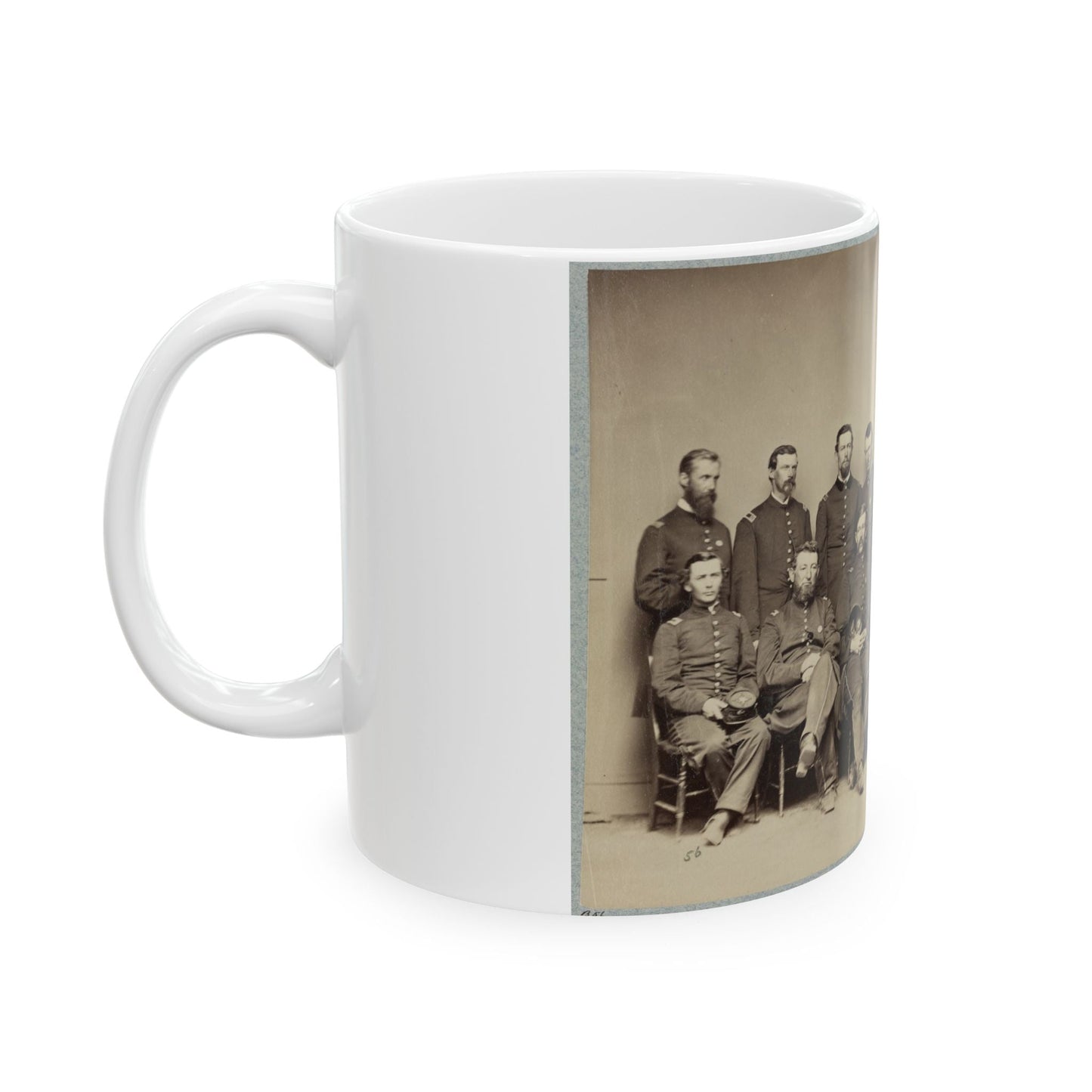 Brvt. Maj. General Wm. T. Ward And Staff (U.S. Civil War) White Coffee Mug