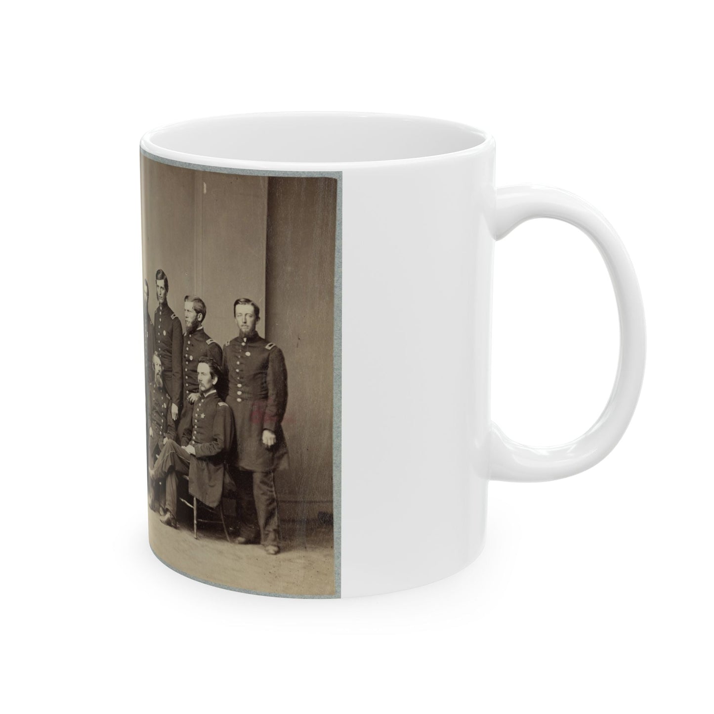 Brvt. Maj. General Wm. T. Ward And Staff (U.S. Civil War) White Coffee Mug