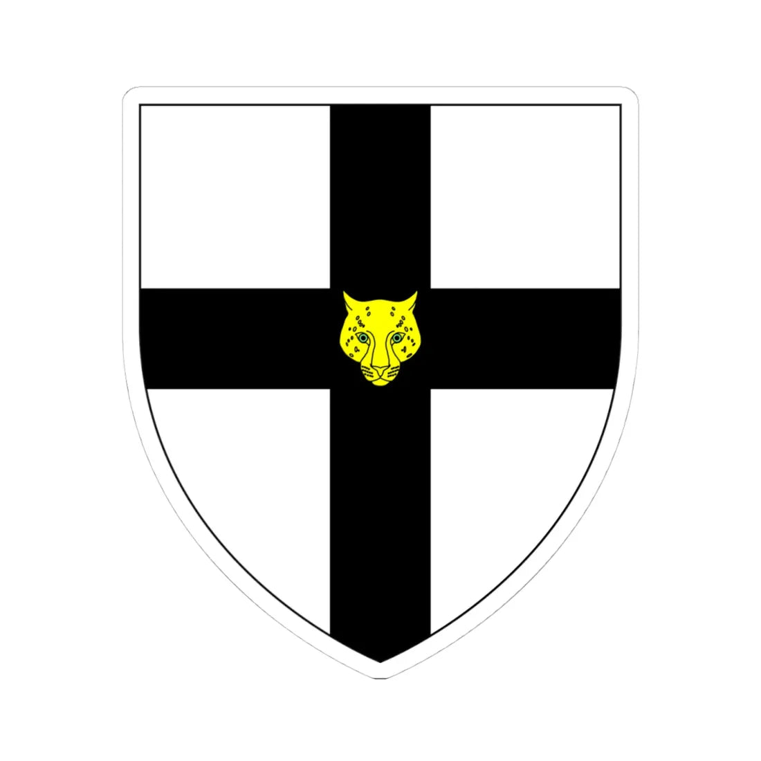 BrydgesArms (England) (Coat of Arms) STICKER Vinyl Kiss-Cut Decal 4 Inch White - The Sticker Space