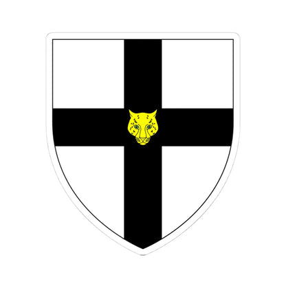 BrydgesArms (England) (Coat of Arms) STICKER Vinyl Kiss-Cut Decal 4 Inch White - The Sticker Space