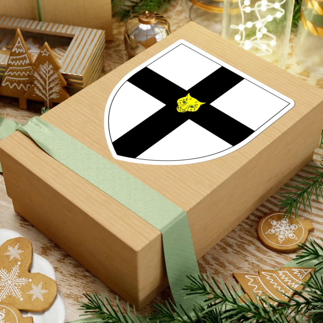 BrydgesArms (England) (Coat of Arms) STICKER Vinyl Kiss-Cut Decal - The Sticker Space