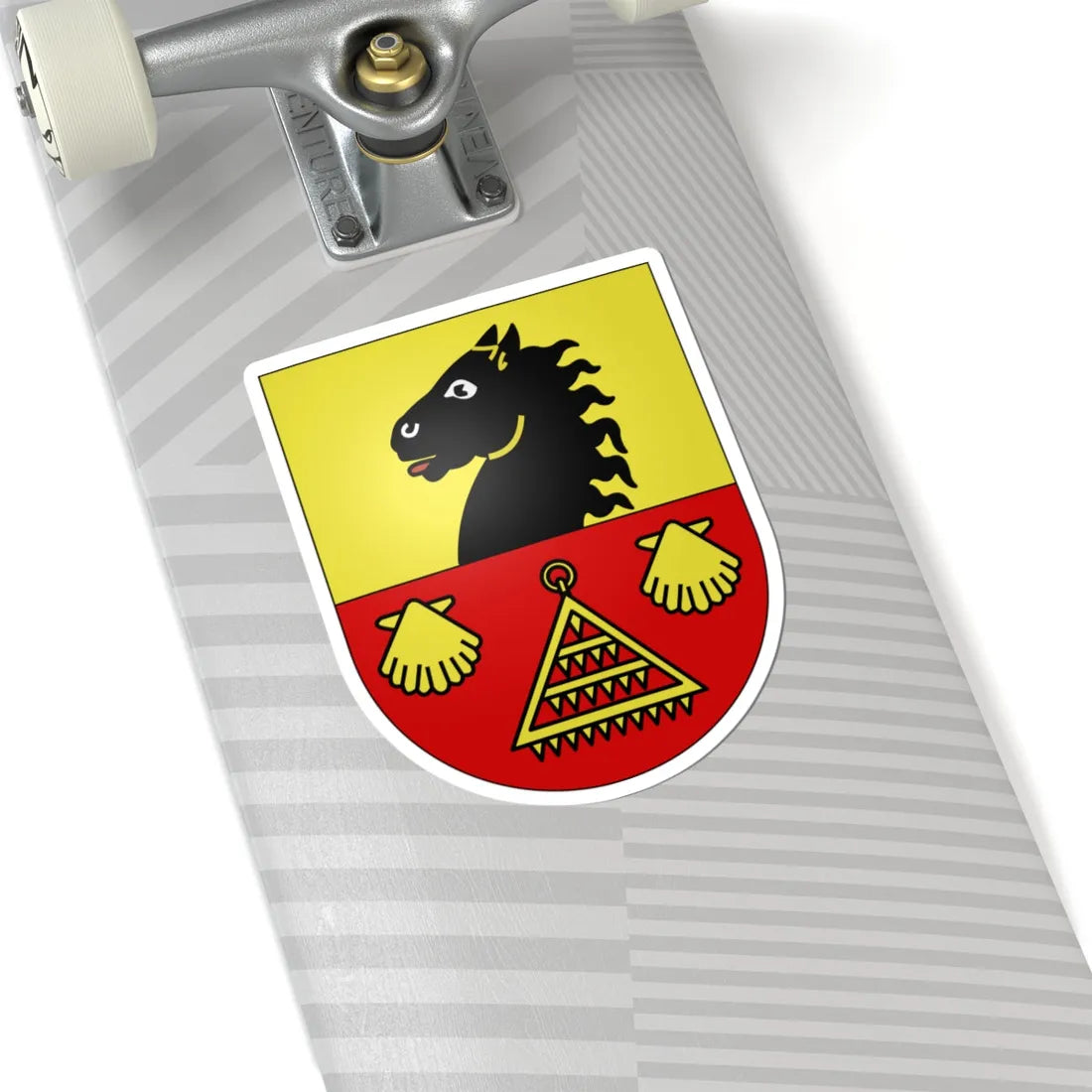 Bösingen-coat of arms (Switzerland) (Coat of Arms) STICKER Vinyl Kiss-Cut Decal - The Sticker Space