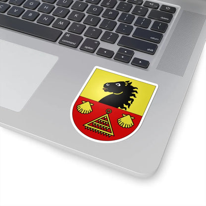 Bösingen-coat of arms (Switzerland) (Coat of Arms) STICKER Vinyl Kiss-Cut Decal - The Sticker Space