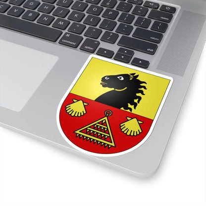 Bösingen-coat of arms (Switzerland) (Coat of Arms) STICKER Vinyl Kiss-Cut Decal - The Sticker Space