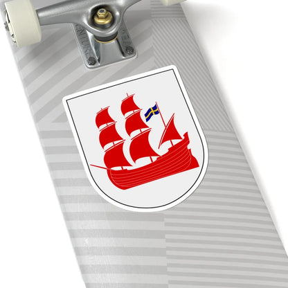 Båstad vapen (Sweden) (Coat of Arms) STICKER Vinyl Kiss-Cut Decal - The Sticker Space
