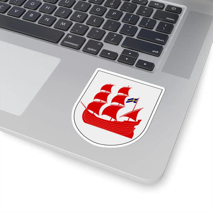 Båstad vapen (Sweden) (Coat of Arms) STICKER Vinyl Kiss-Cut Decal - The Sticker Space