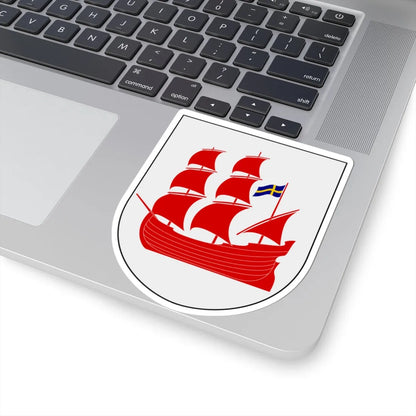 Båstad vapen (Sweden) (Coat of Arms) STICKER Vinyl Kiss-Cut Decal - The Sticker Space