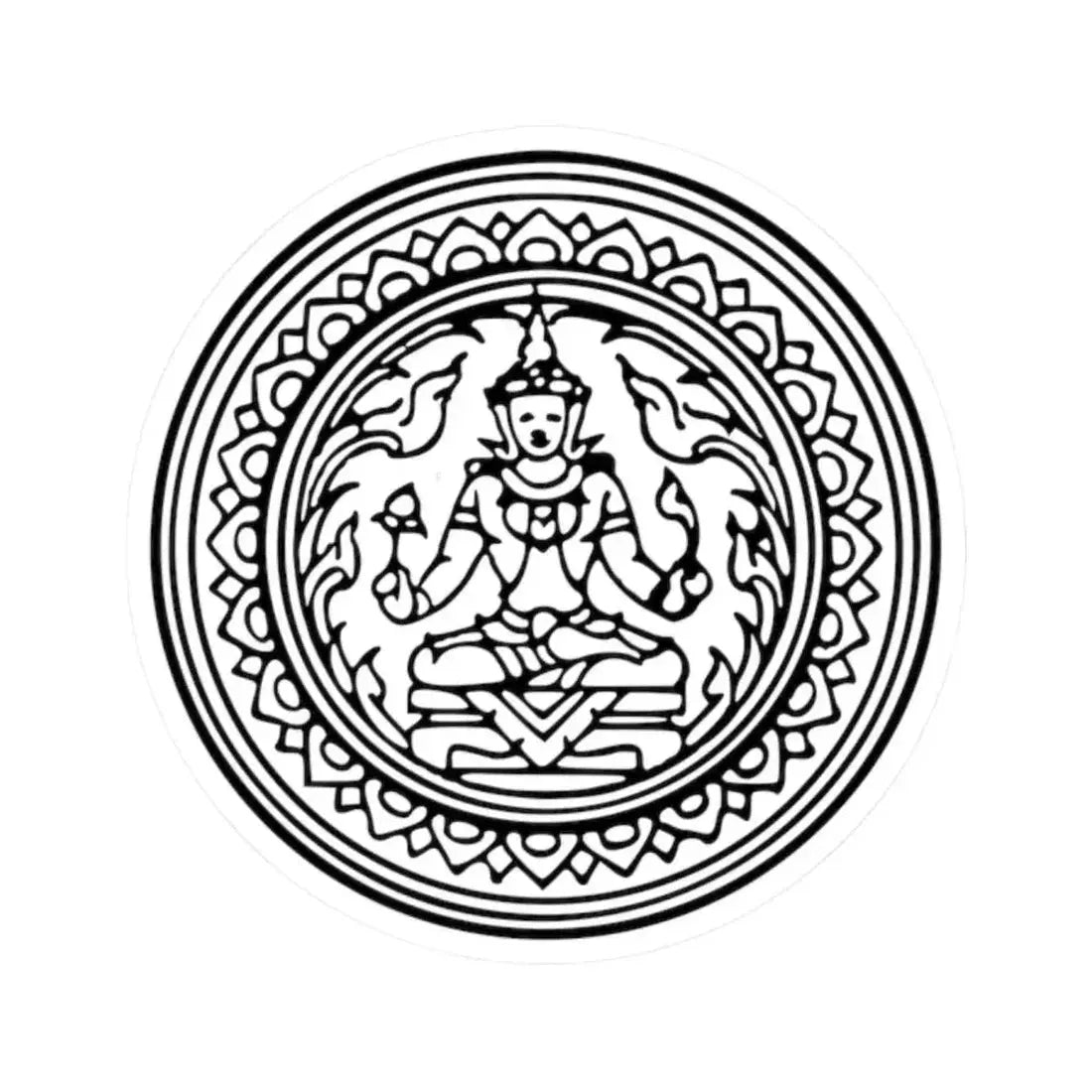 Bua Kaeo Seal (Thailand) STICKER Vinyl Kiss-Cut Decal 2 Inch White - The Sticker Space