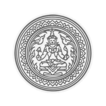 Bua Kaeo Seal (Thailand) STICKER Vinyl Kiss-Cut Decal 3 Inch Transparent - The Sticker Space