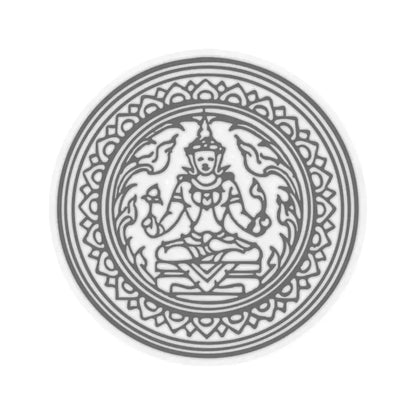 Bua Kaeo Seal (Thailand) STICKER Vinyl Kiss-Cut Decal 4 Inch Transparent - The Sticker Space