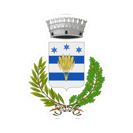 Bubbiano-Stemma (Italy) (Coat of Arms) STICKER Vinyl Kiss-Cut Decal 2 Inch White - The Sticker Space