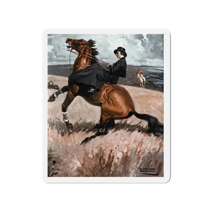 Buccaneer, Good Housekeeping, February 1933 (Magazine Illustration) Refrigerator Magnet 2 Inch Die-Cut - The Sticker Space