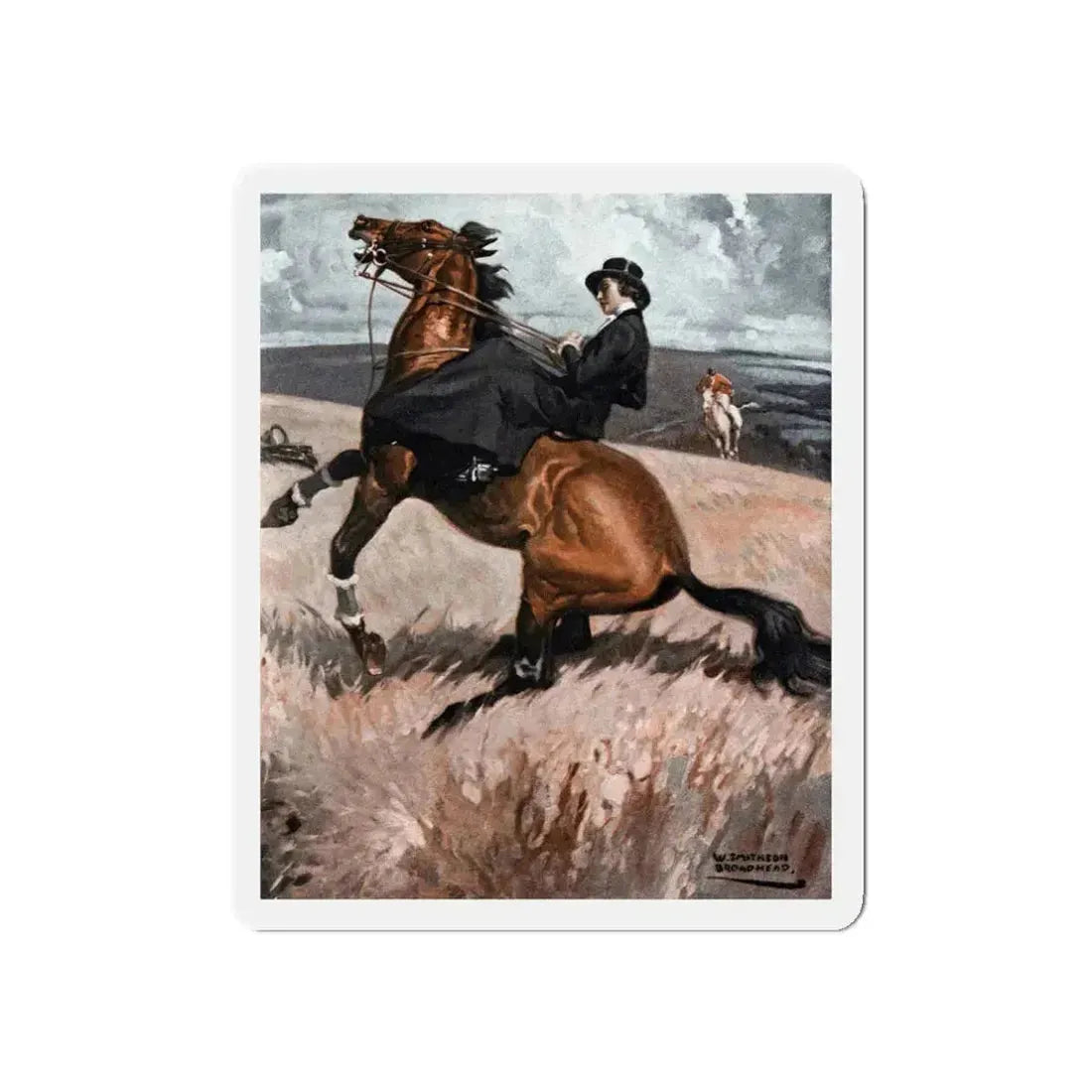 Buccaneer, Good Housekeeping, February 1933 (Magazine Illustration) Refrigerator Magnet 3 Inch Die-Cut - The Sticker Space