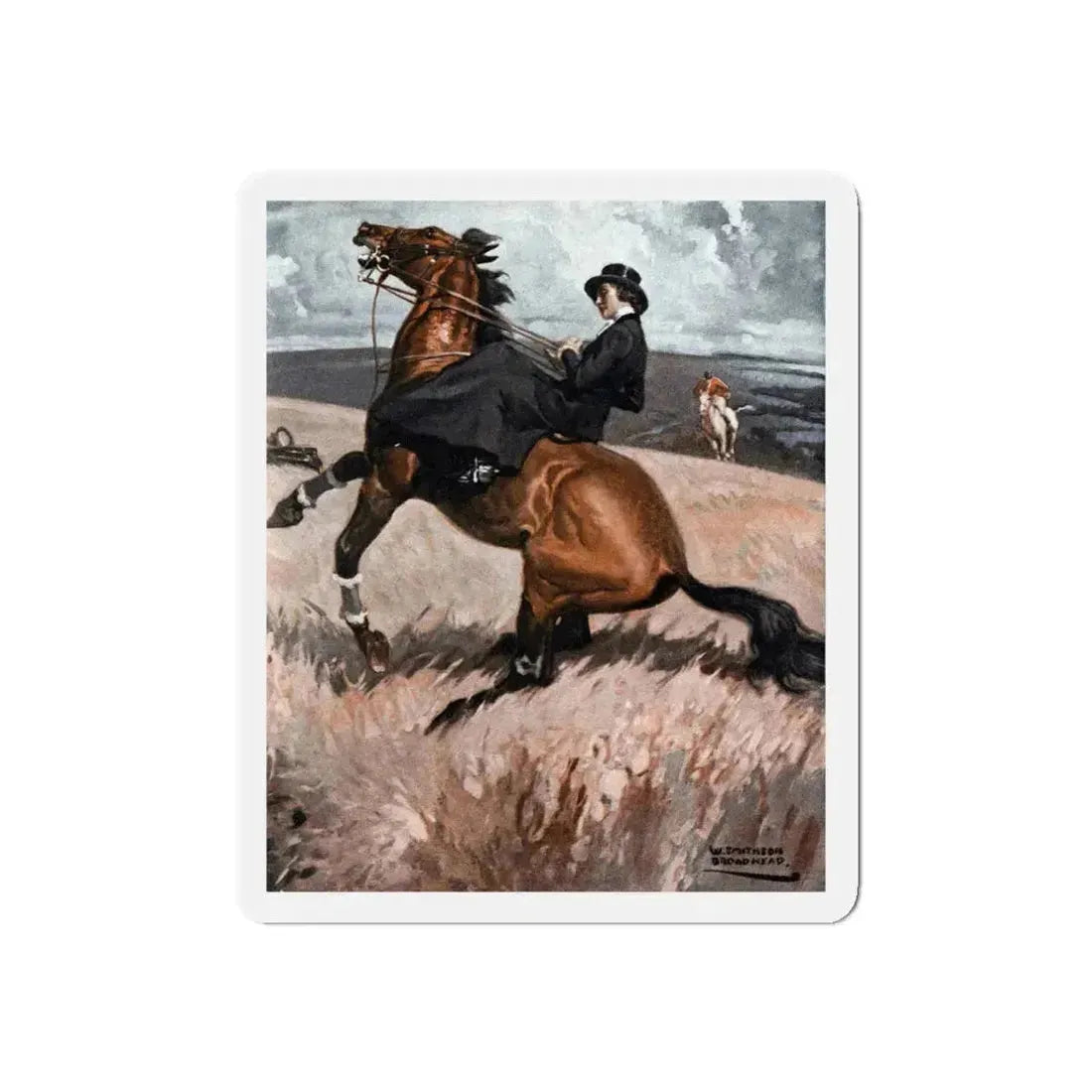 Buccaneer, Good Housekeeping, February 1933 (Magazine Illustration) Refrigerator Magnet 4 Inch Die-Cut - The Sticker Space