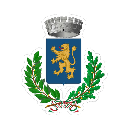 Bucchianico-Stemma (Italy) (Coat of Arms) STICKER Vinyl Kiss-Cut Decal 4 Inch White - The Sticker Space