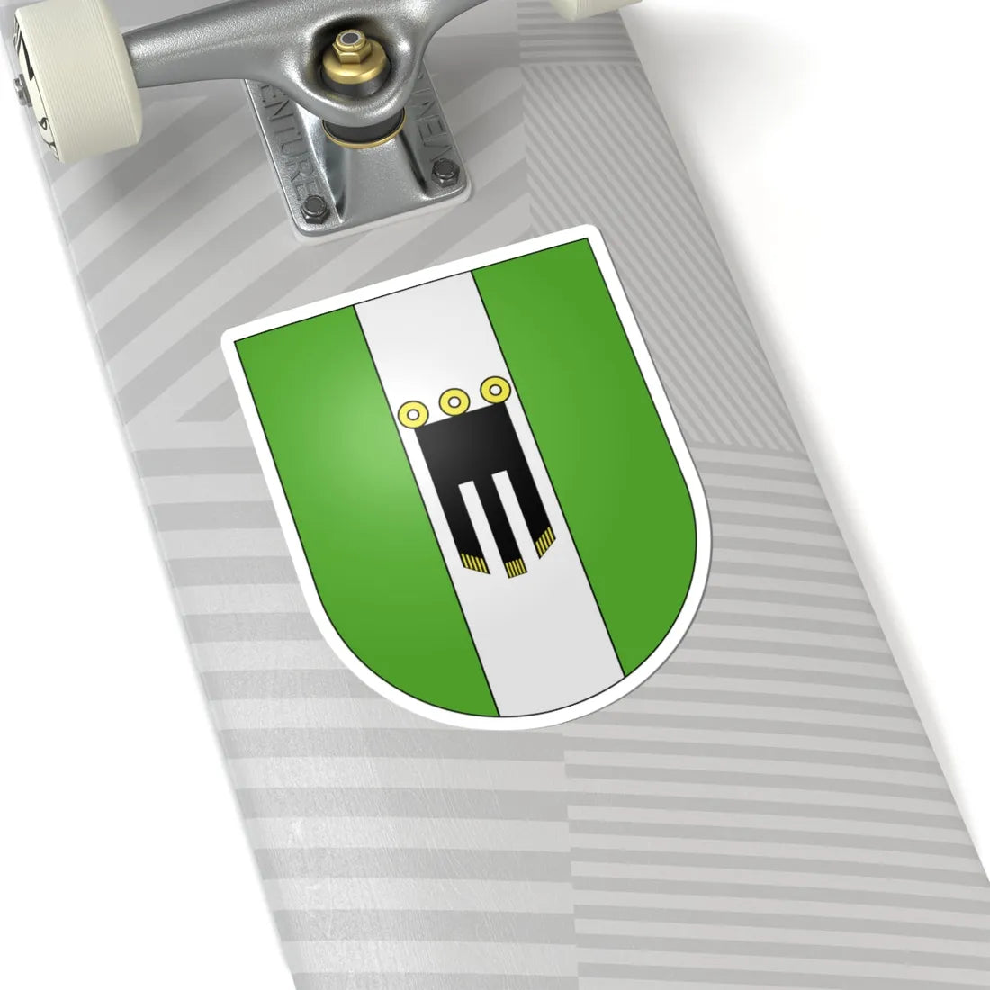 Buchs SG-coat of arms (Switzerland) (Coat of Arms) STICKER Vinyl Kiss-Cut Decal - The Sticker Space