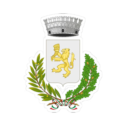 Bucine-Stemma (Italy) (Coat of Arms) STICKER Vinyl Kiss-Cut Decal 3 Inch White - The Sticker Space