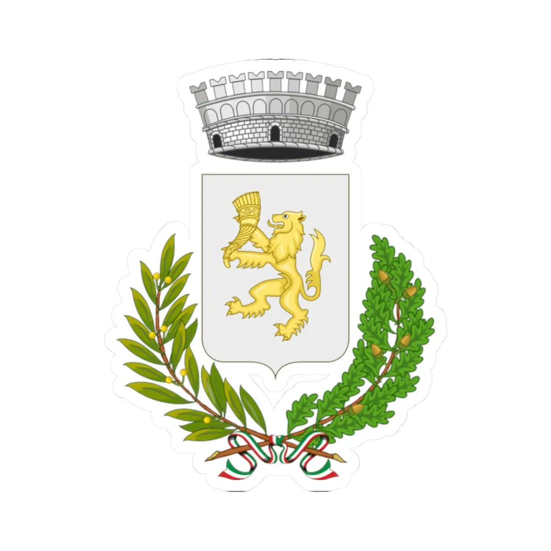 Bucine-Stemma (Italy) (Coat of Arms) STICKER Vinyl Kiss-Cut Decal - The Sticker Space