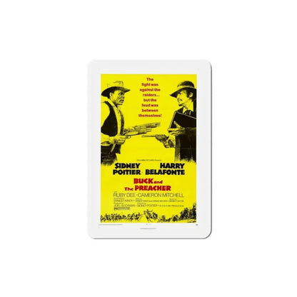 Buck and the Preacher 1972 Movie Poster Refrigerator Magnet 4 Inch - The Sticker Space
