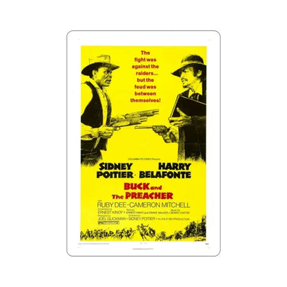 Buck and the Preacher 1972 Movie Poster STICKER Vinyl Die-Cut Decal 2 Inch - The Sticker Space