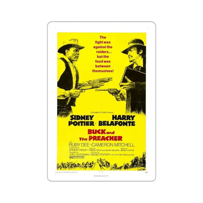 Buck and the Preacher 1972 Movie Poster STICKER Vinyl Die-Cut Decal - The Sticker Space