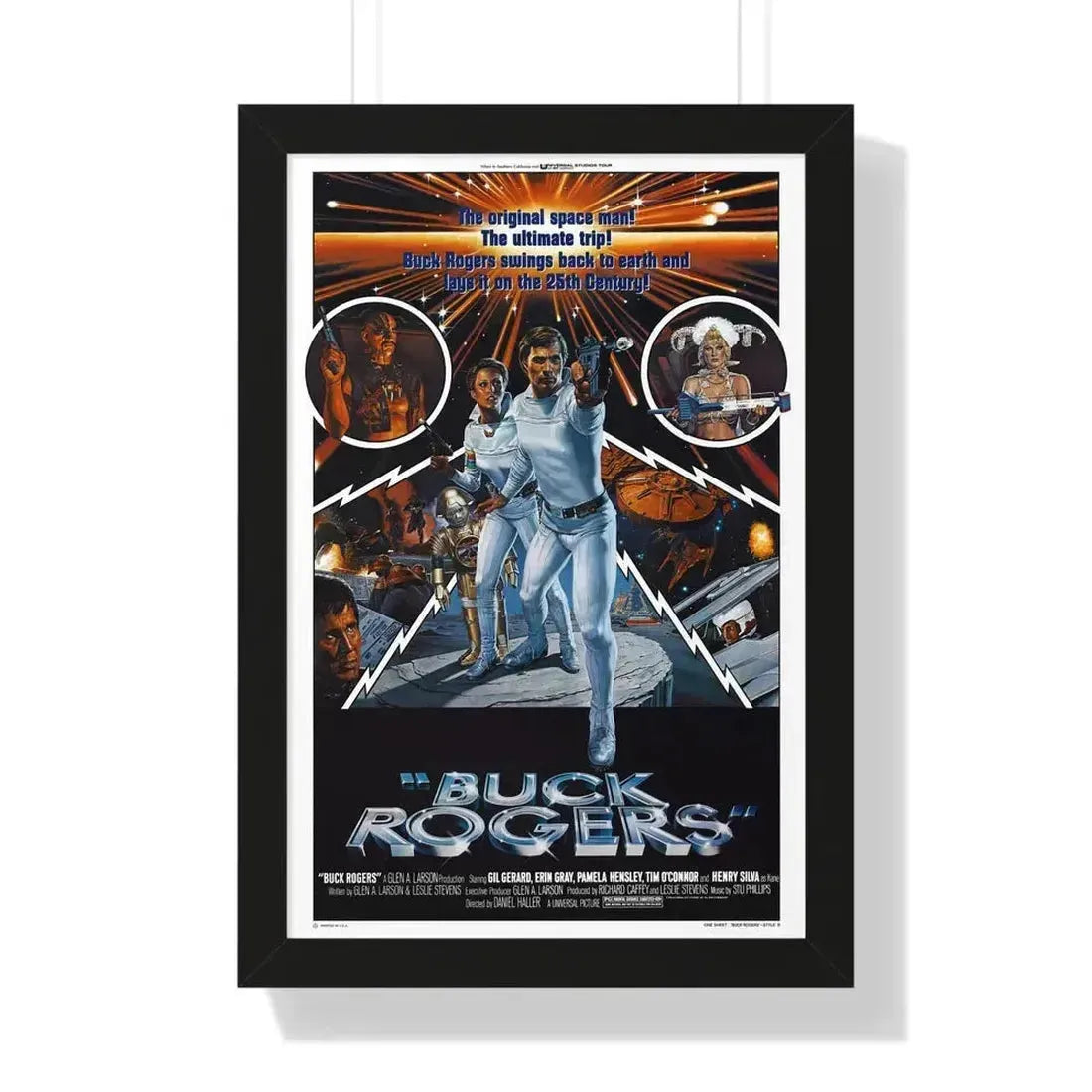 BUCK ROGERS IN THE 25TH CENTURY 1979 - Framed Movie Poster 16″ x 24″ Black - The Sticker Space