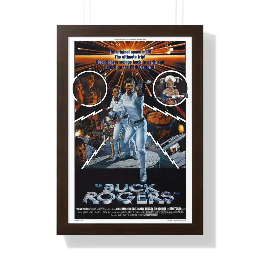BUCK ROGERS IN THE 25TH CENTURY 1979 - Framed Movie Poster 16″ x 24″ Walnut - The Sticker Space