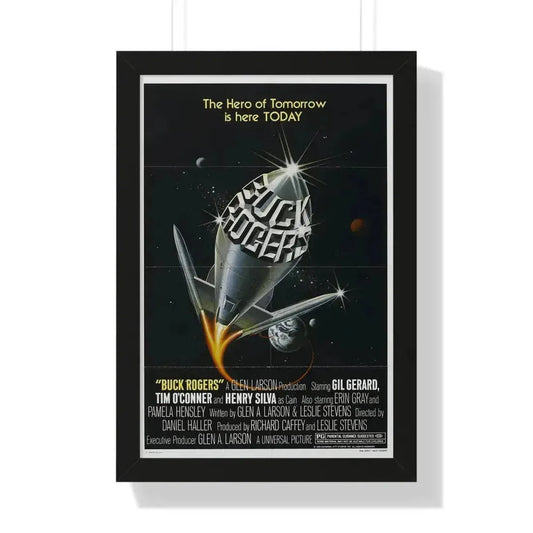 BUCK ROGERS IN THE 25TH CENTURY (TEASER) 1979 - Framed Movie Poster 16″ x 24″ Black - The Sticker Space