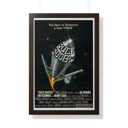 BUCK ROGERS IN THE 25TH CENTURY (TEASER) 1979 - Framed Movie Poster 20" x 30" Walnut - The Sticker Space