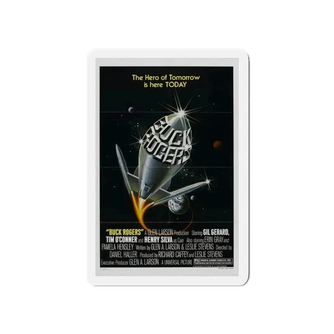 BUCK ROGERS IN THE 25TH CENTURY (TEASER) 1979 Movie Poster - Refrigerator Magnet 5 Inch - The Sticker Space