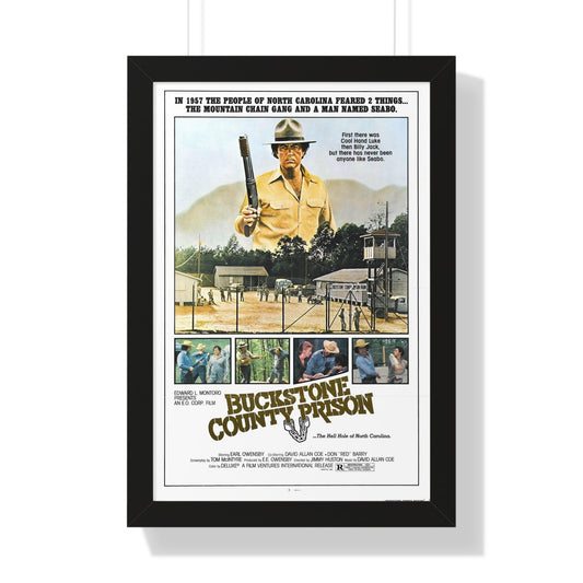 BUCKSTONE COUNTY PRISON 1978 - Framed Movie Poster-16″ x 24″-The Sticker Space