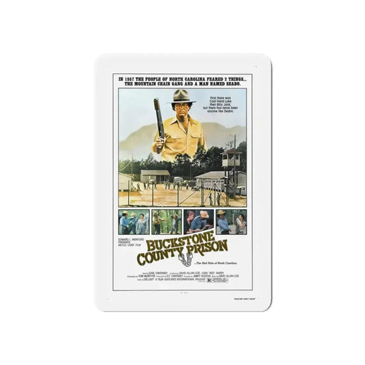 BUCKSTONE COUNTY PRISON 1978 Movie Poster - Refrigerator Magnet 6 Inch - The Sticker Space