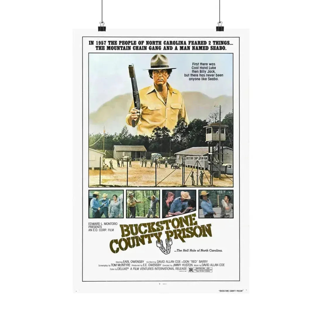 BUCKSTONE COUNTY PRISON 1978 - Paper Movie Poster 16″ x 24″ Matte - The Sticker Space