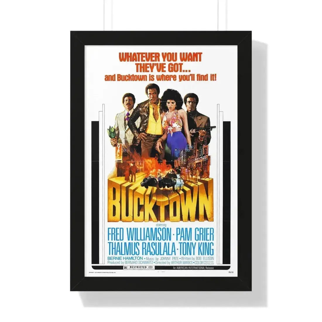 BUCKTOWN 1975 - Framed Movie Poster - The Sticker Space