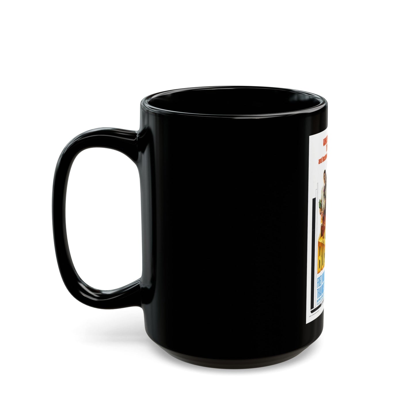 BUCKTOWN 1975 Movie Poster - Black Coffee Mug-The Sticker Space