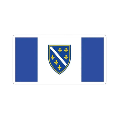 BUD Bosnia  Heregovina Flag Proposal (Bosnia and Herzegovina) STICKER Vinyl Kiss-Cut Decal 2 Inch White - The Sticker Space